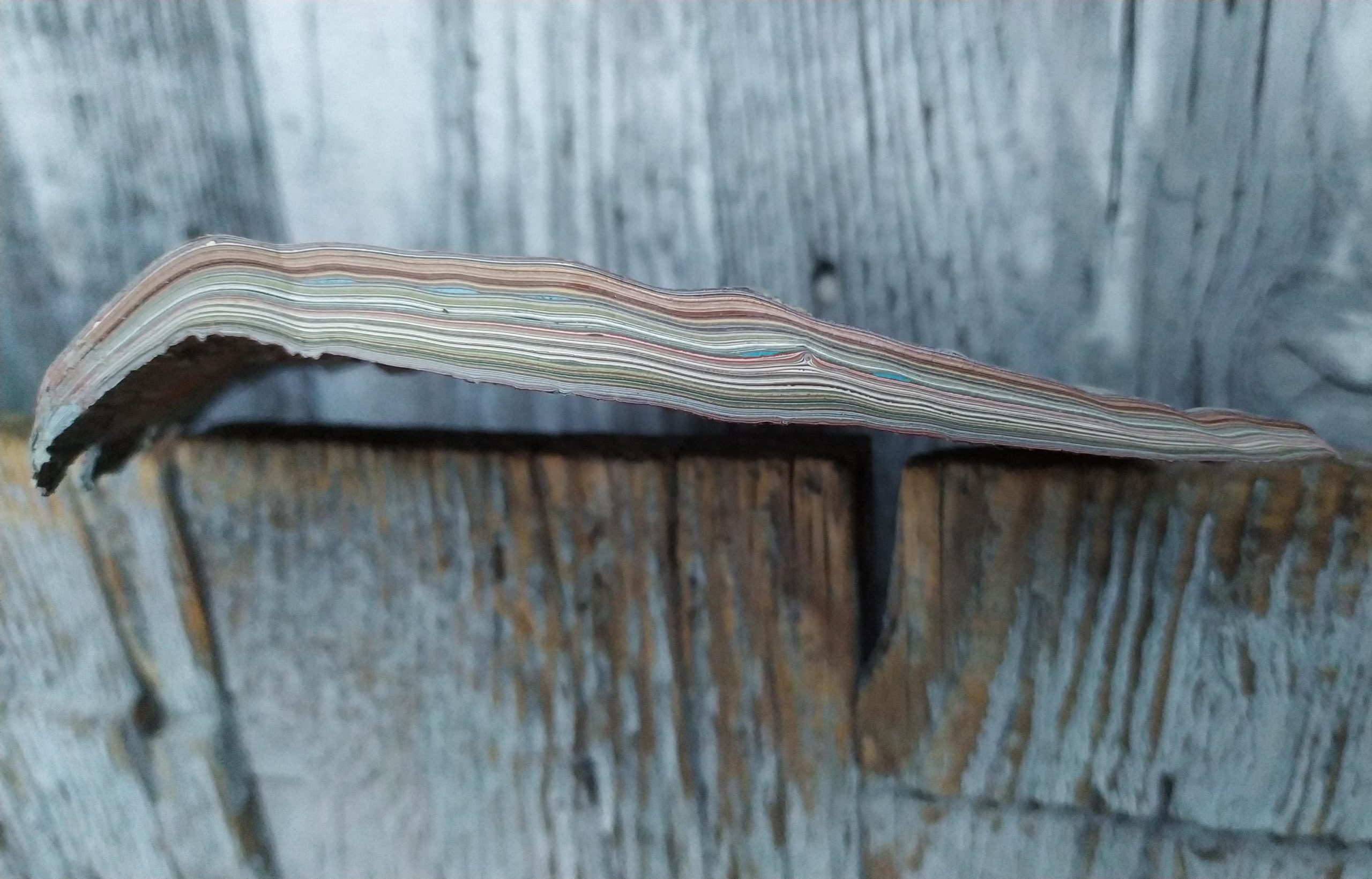 Layers of paint photograph