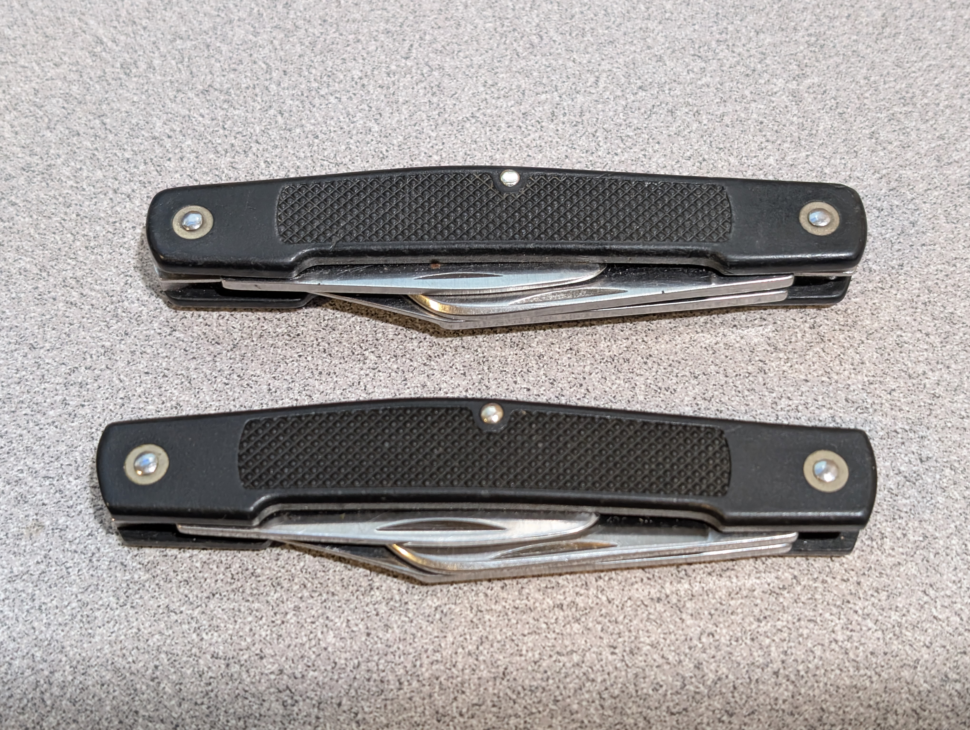 The knives - old and new